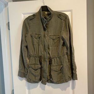 Elan olive green utility jacket size M